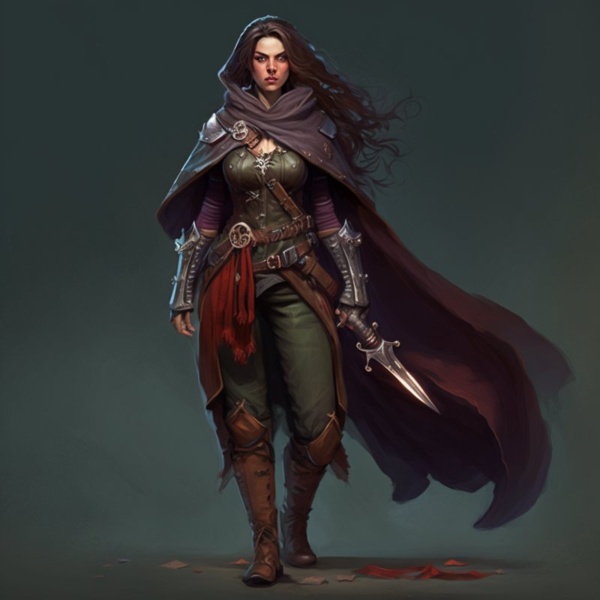 NBall5166 A full body fantasy female hafling rogue front view c bca8aa50 5c12 4b41 bceb 3bf18424d390 Thumbnail